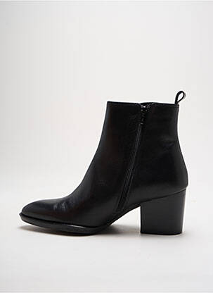 Botine/ghete material neted toc de 4 la 6 cm negru MYMA femeie