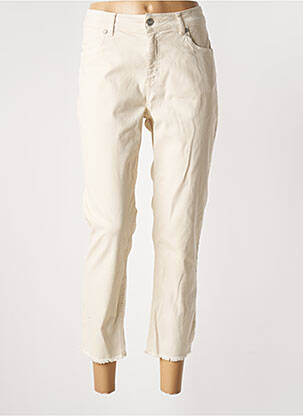 Blugi cu croială slim bej SIGNE NATURE femeie