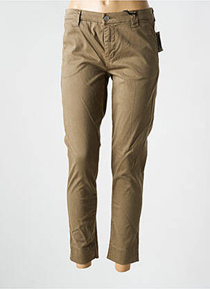 Pantalon 7/8 talie cu cleme talie joasă verde J BRAND femeie