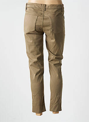 Pantalon 7/8 talie cu cleme talie joasă verde J BRAND femeie