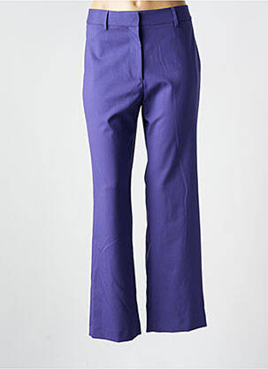 Pantalon drept țesătură crep mărime normală violet PAUL & JOE femeie