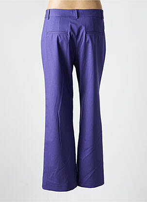 Pantalon drept țesătură crep mărime normală violet PAUL & JOE femeie
