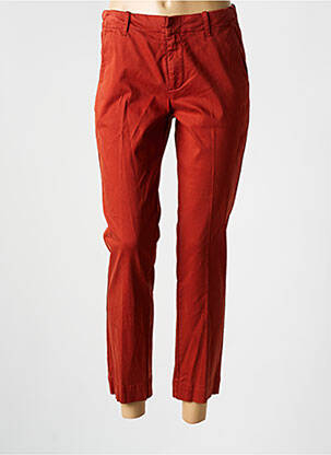 Pantalon chino talie joasă talie joasă portocalie MKT STUDIO femeie