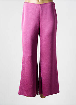 Pantalon 7/8 talie înaltă talie înaltă violet VINCE. femeie