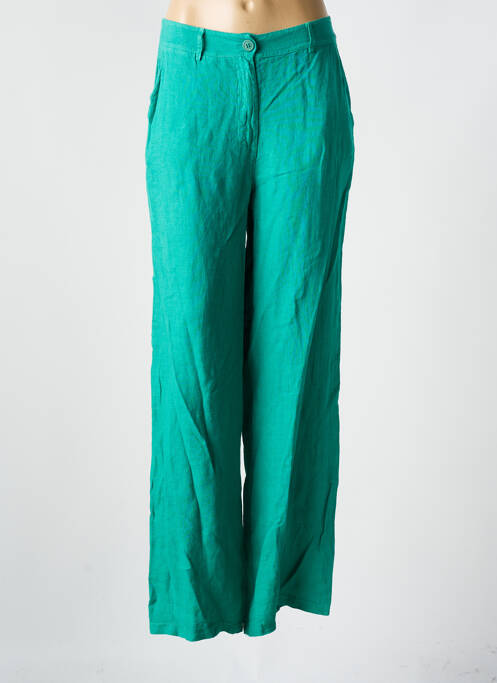 Pantalon larg verde LA FEE MARABOUTEE femeie