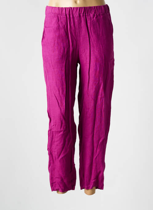 Pantalon drept violet LA FEE MARABOUTEE femeie