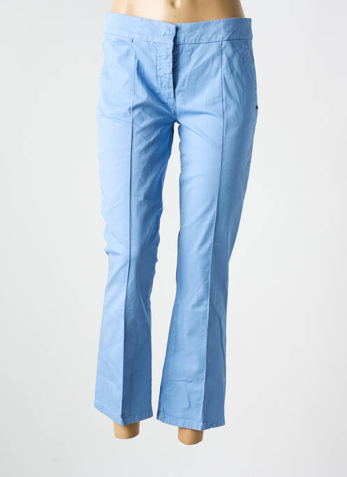 Pantalon 7/8 țesătură poplin talie joasă albastru SPORTMAX femme