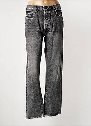 Blugi cu croială dreaptă negru BORO femeie