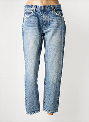 Blugi cu croială dreaptă albastru BORO femeie
