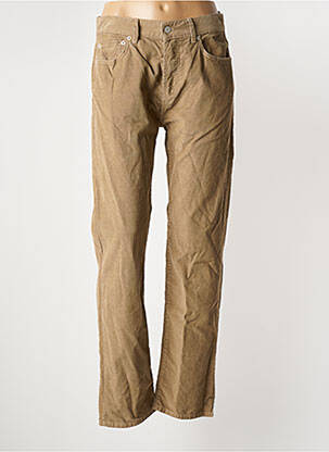 Pantalon slim elasticitate mărime normală maro OFFICINE GÉNÉRALE femeie
