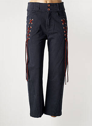 Pantalon drept elasticitate talie înaltă albastru SEE BY CHLOÉ femeie