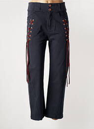 Pantalon drept elasticitate talie înaltă albastru SEE BY CHLOÉ femme