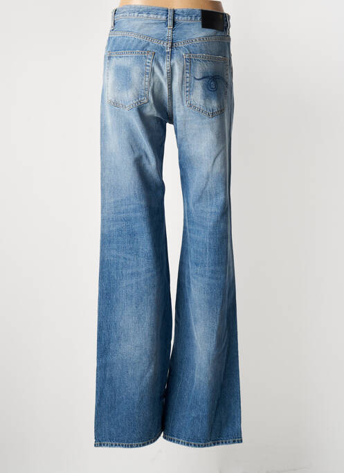 Blugi cu croială evazată albastru R13 femeie