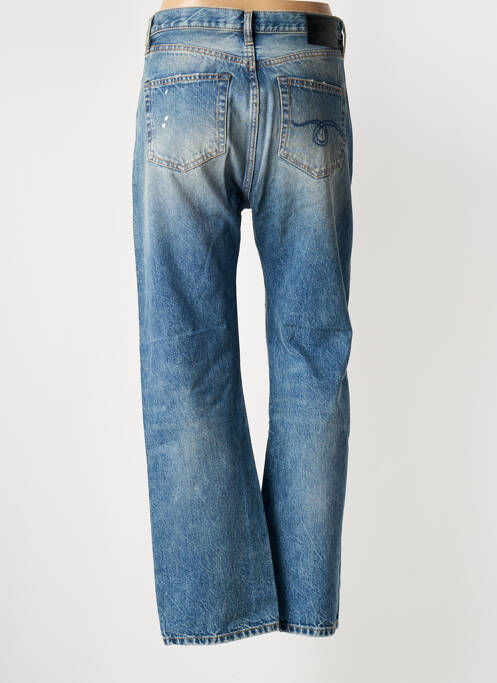 Blugi cu croială dreaptă albastru R13 femeie