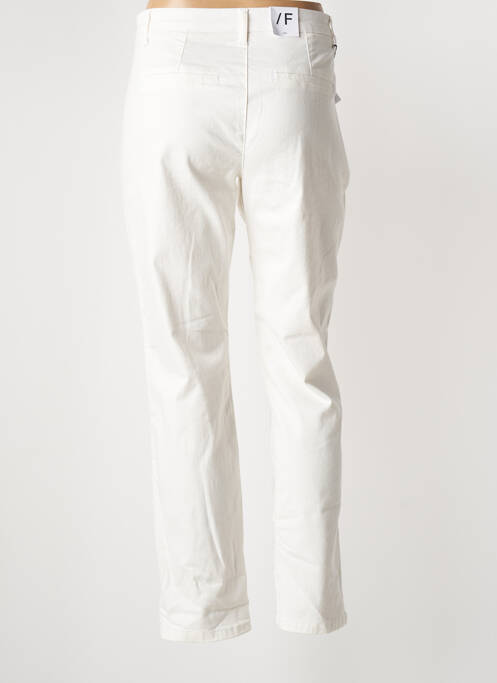 Pantalon chino alb SELECTED femeie
