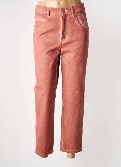 Blugi cu croială dreaptă roz ROSEANNA femeie