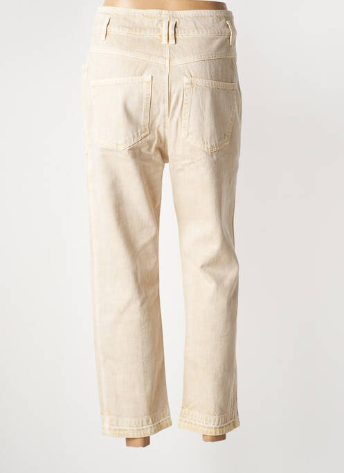 Blugi cu croială dreaptă bej ISABEL MARANT femeie