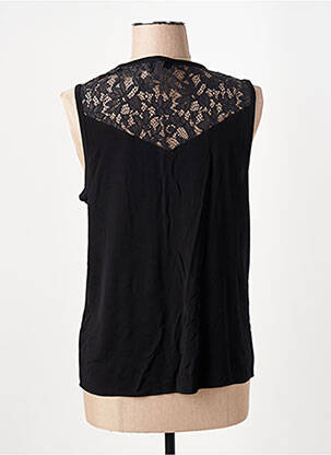 Top țesătură crep fără mâneci negru RAG & BONE femeie