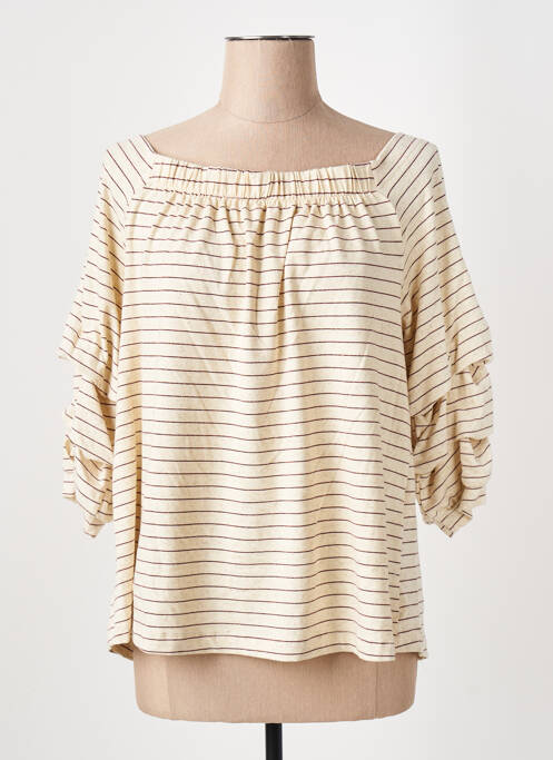 Tricou bej LA FEE MARABOUTEE femeie