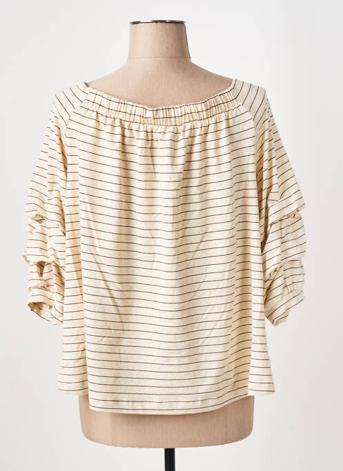 Tricou bej LA FEE MARABOUTEE femeie