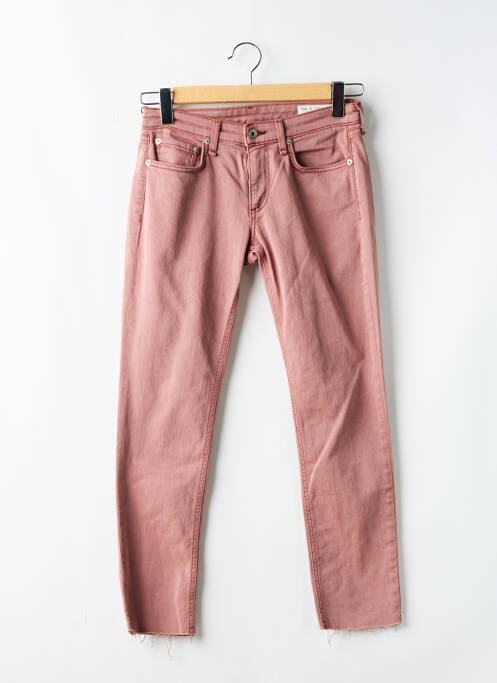 Pantalon slim roz RAG & BONE femeie
