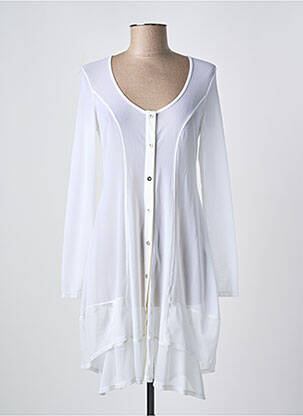 Rochie de plajă alb 3322 femeie