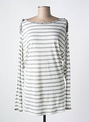 Tricou mâneci lungi mâneci lungi gri LE PETIT BAIGNEUR femeie