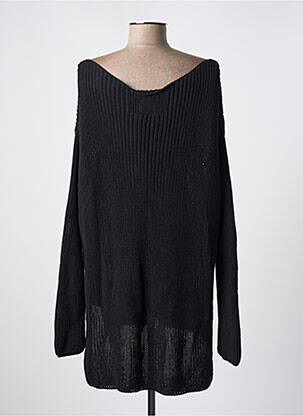 Pulover croială dreaptă mâneci lungi negru SEMICOUTURE femeie