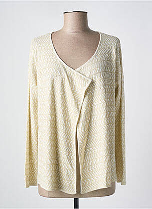 Vestă cu mâneci lungi bej SUNCOO femeie