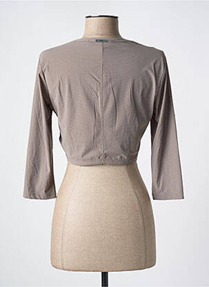 Bolero mâneci lungi gri 3322 femeie