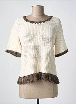 Pulover bej OFFICINE GÉNÉRALE femeie