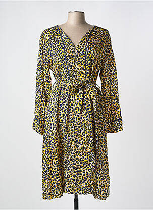 Rochie midi galben STELLA FOREST femeie