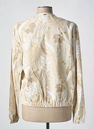 Jachete casual guler rotund bej I.CODE (By IKKS) femeie