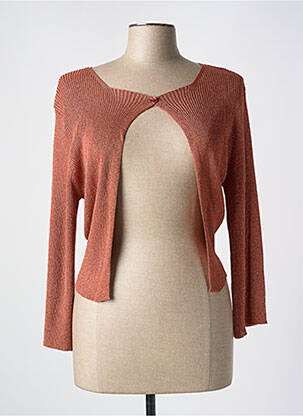 Vestă cu mâneci lungi maro LA FEE MARABOUTEE femeie