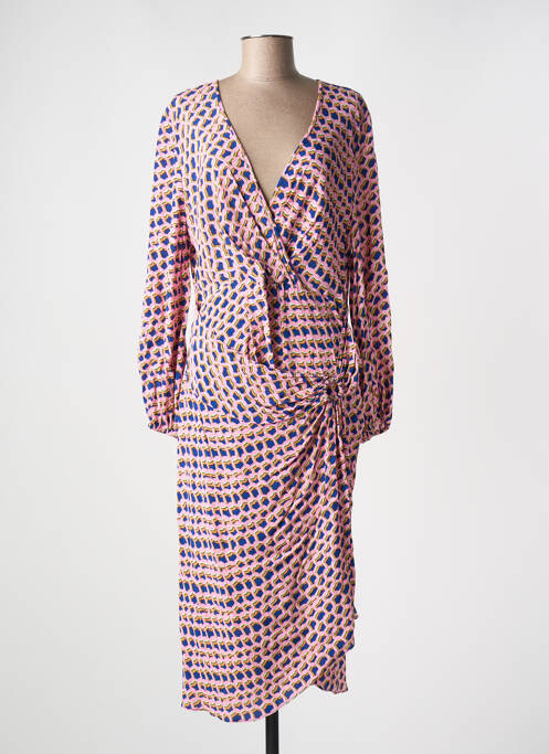 Rochie lungă roz DIANE VON FURSTENBERG femeie