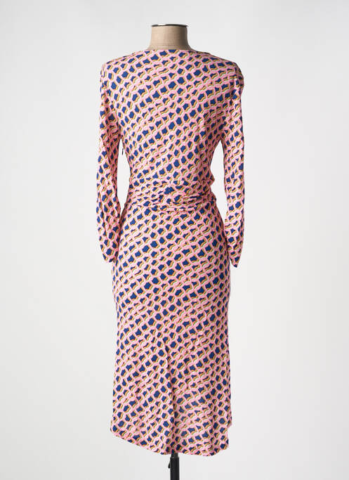 Rochie midi roz DIANE VON FURSTENBERG femeie