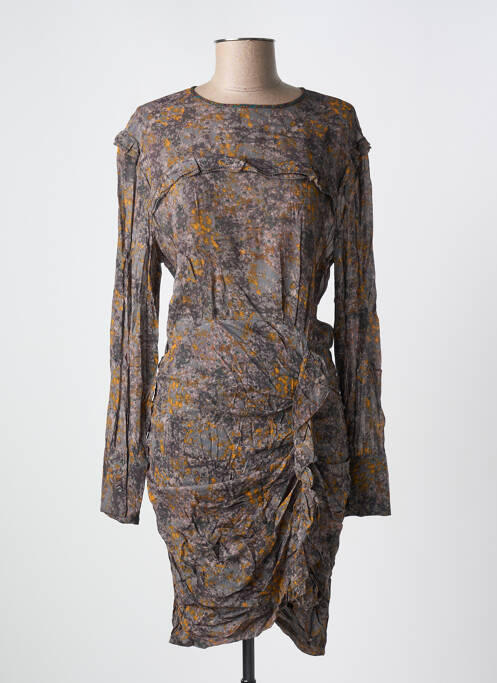 Rochie midi gri ISABEL MARANT femeie