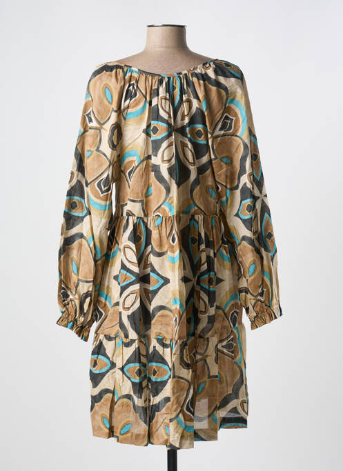 Rochie midi bej STELLA FOREST femeie