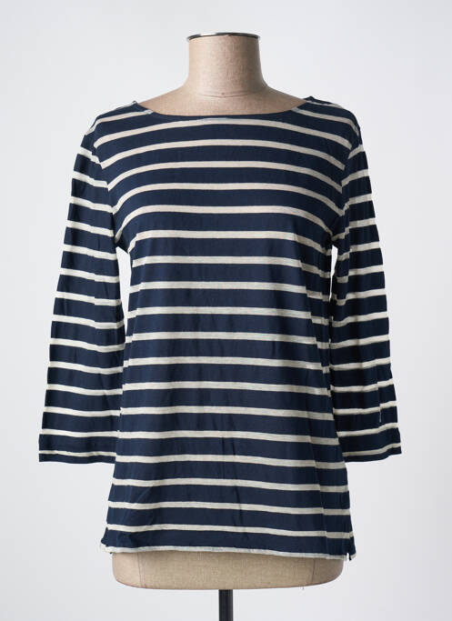 Top albastru MAJESTIC FILATURES femeie