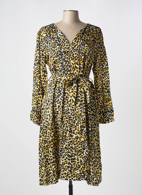 Rochie midi galben STELLA FOREST femeie