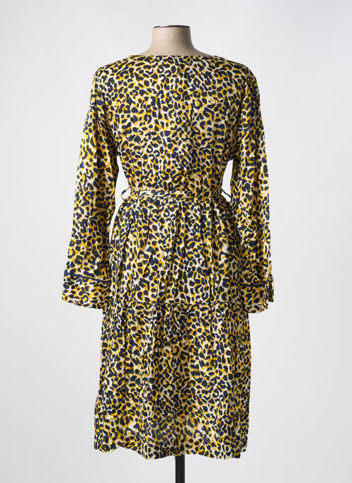 Rochie midi galben STELLA FOREST femeie