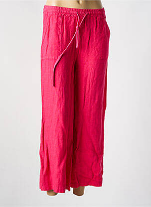 Pantalon 7/8 talie elastică talie joasă roz LA FEE MARABOUTEE femeie