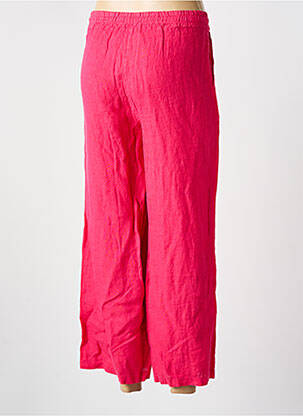 Pantalon 7/8 talie elastică talie joasă roz LA FEE MARABOUTEE femeie