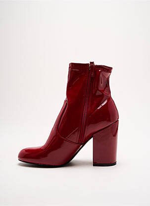 Botine/ghete material neted toc de 7 la 9 cm roșu STEVE MADDEN femeie
