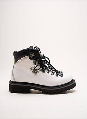 Botine/Ghete alb ART femeie