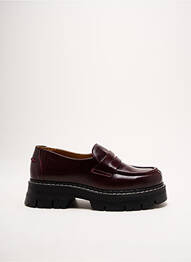 Mocasini țesătură satinată toc de 4 la 6 cm violet SCHMOOVE femme