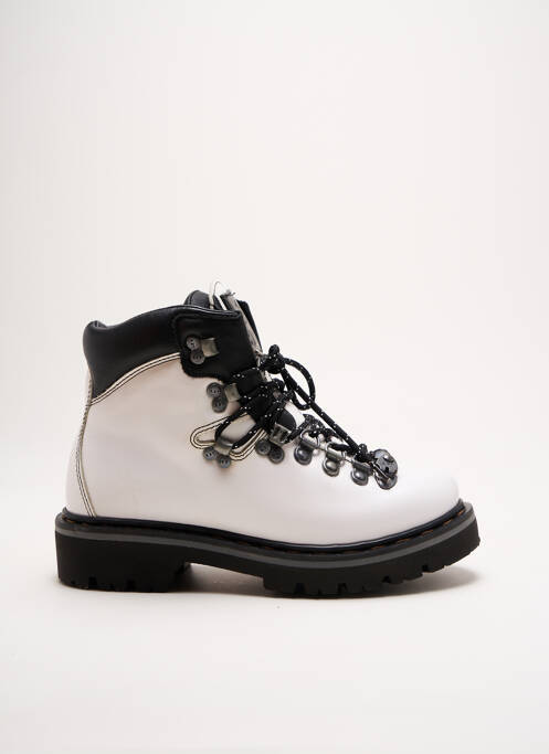 Botine/Ghete alb ART femeie