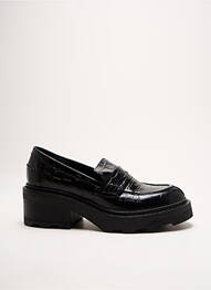Mocasini țesătură satinată toc de 4 la 6 cm negru SCHMOOVE femme