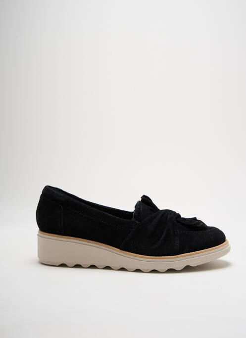 Mocasini negru CLARKS femeie