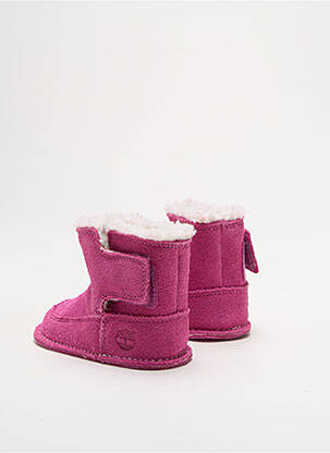 Botine/ghete nubuc vârf rotund roz TIMBERLAND fată